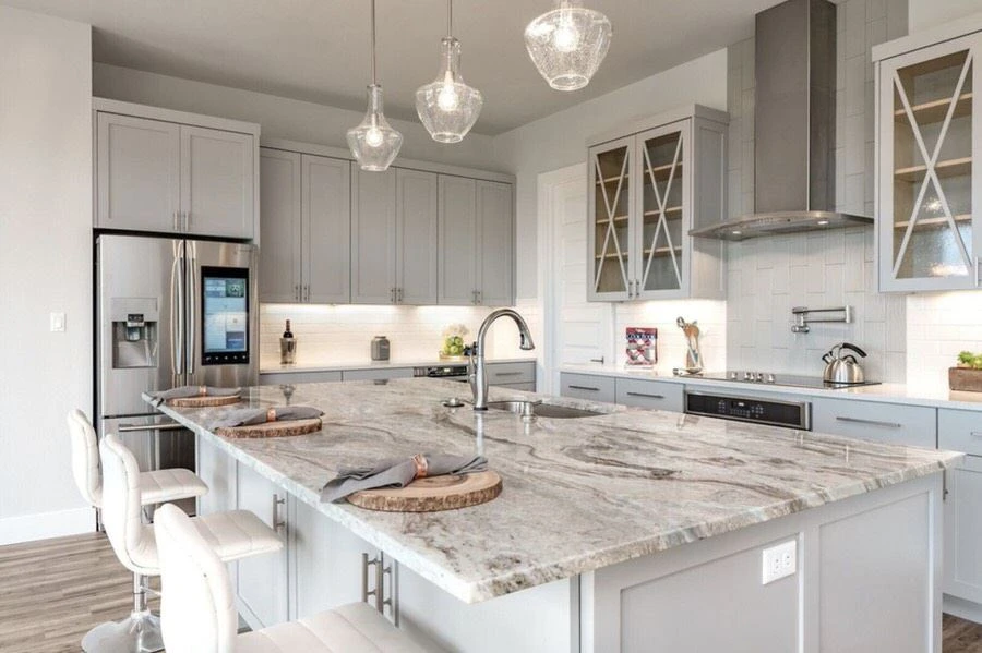 Blue River Marble Kitchen
